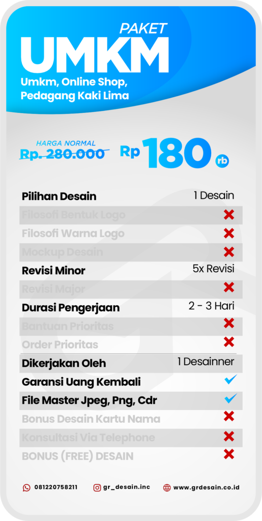 paket umkm gr desain