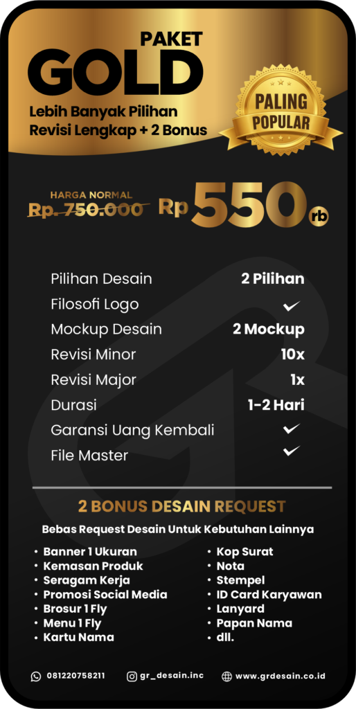 paket gold gr desain