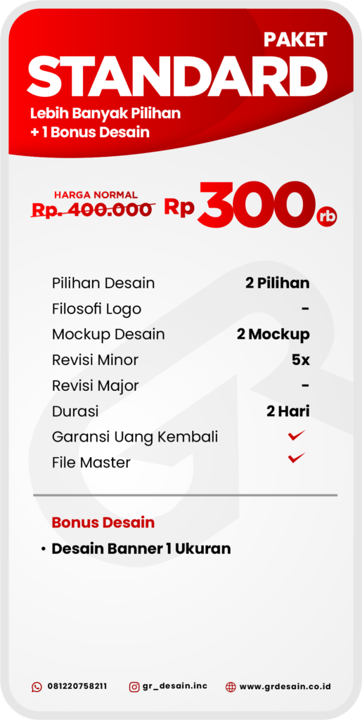 paket standard gr desain